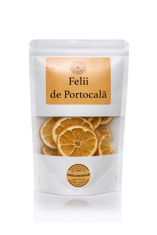 Felii de Portocală Uscate - punga 30g