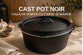 Oala din fonta - Cast Pot Noir